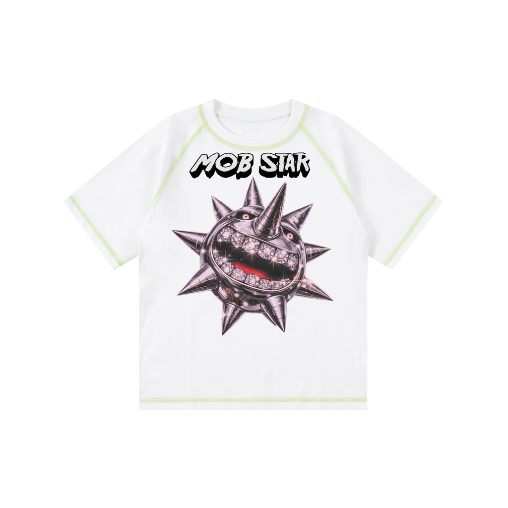 Loose Contrast-Stitched Kids' T-Shirt