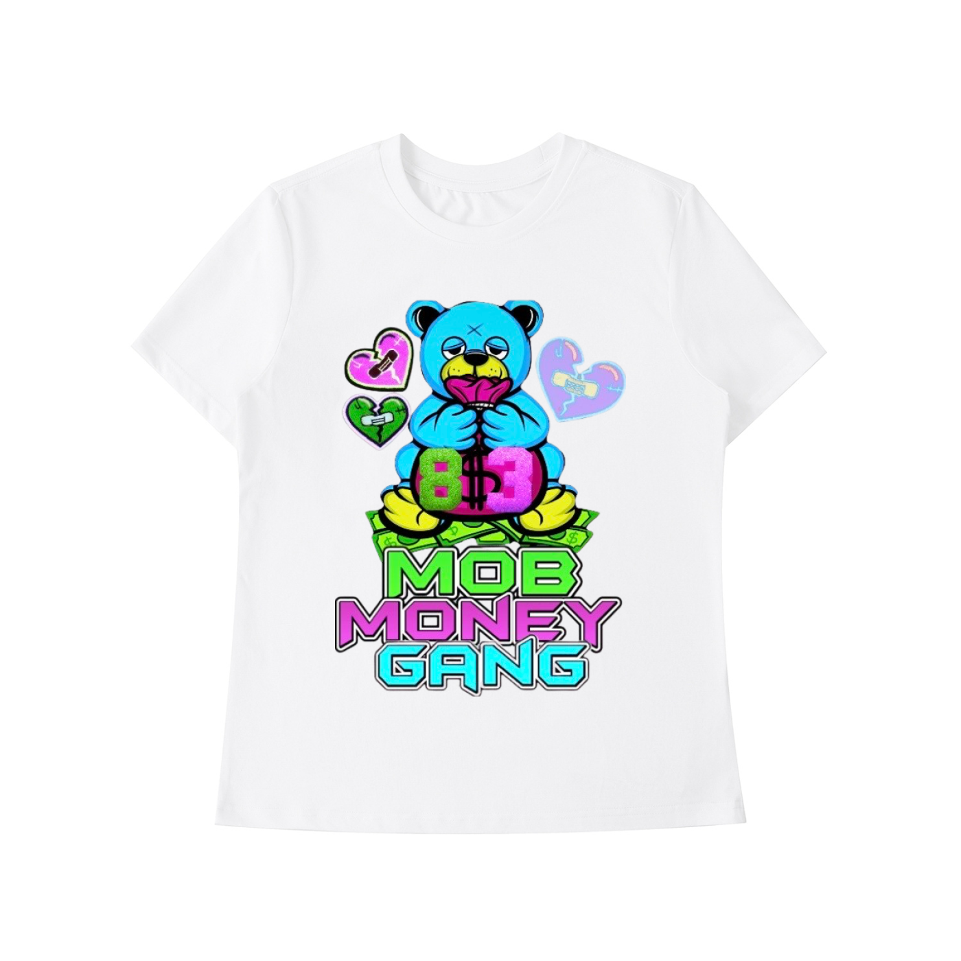Mob Money Gang (83 Baby) Woman’s Essential Standard Shoulder T-Shirt