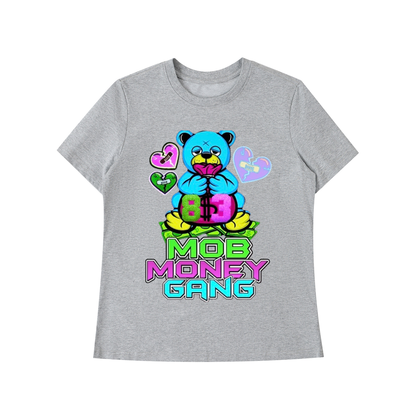 Mob Money Gang (83 Baby) Woman’s Essential Standard Shoulder T-Shirt