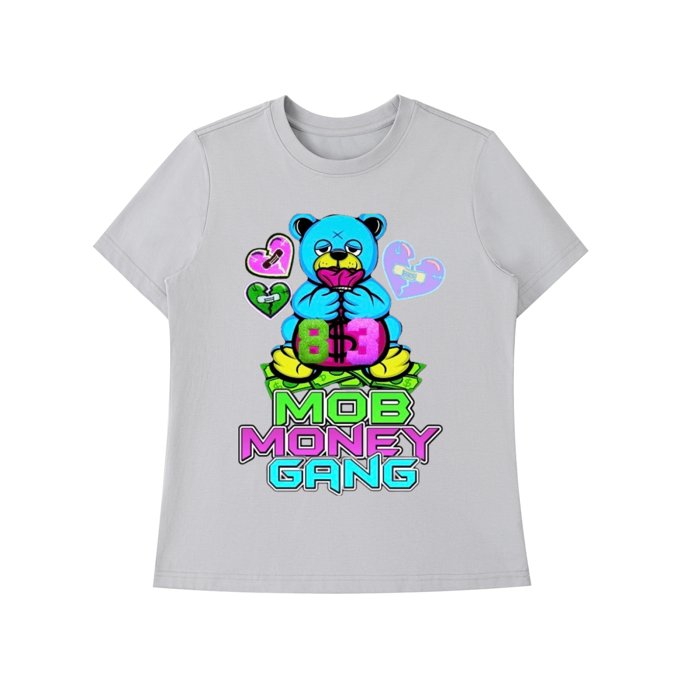 Mob Money Gang (83 Baby) Woman’s Essential Standard Shoulder T-Shirt