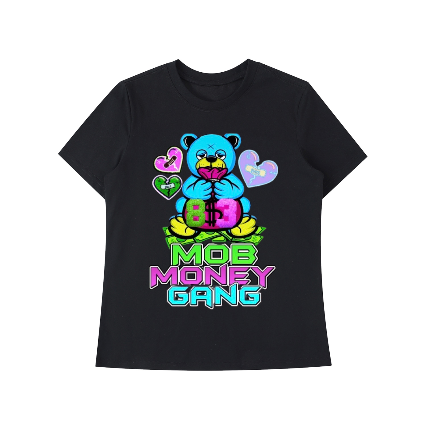 Mob Money Gang (83 Baby) Woman’s Essential Standard Shoulder T-Shirt