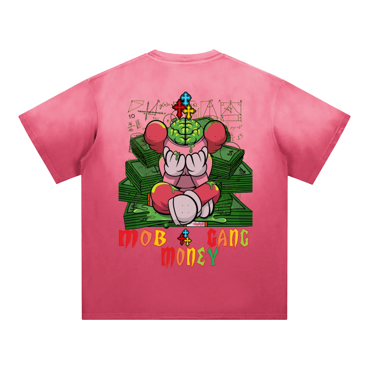 Mob Money Gang “83 Baby” Sunfade Edge Gradient T-Shirt