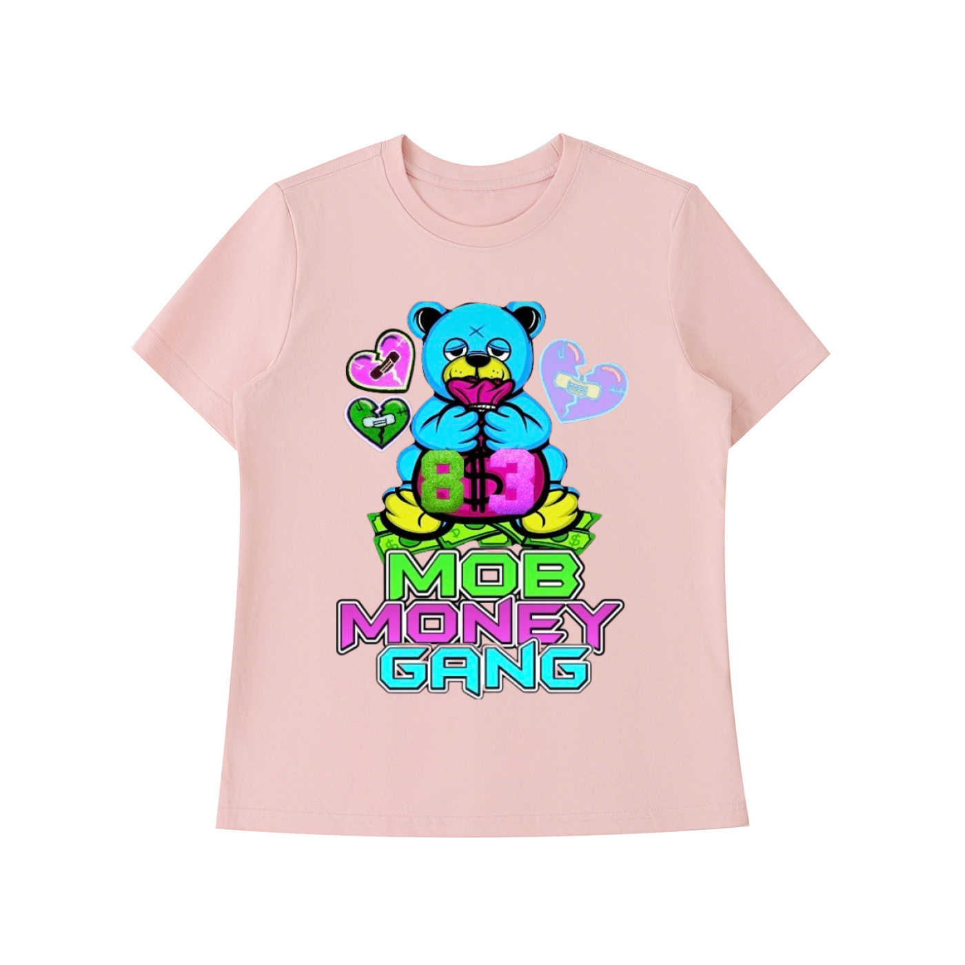 Mob Money Gang (83 Baby) Woman’s Essential Standard Shoulder T-Shirt