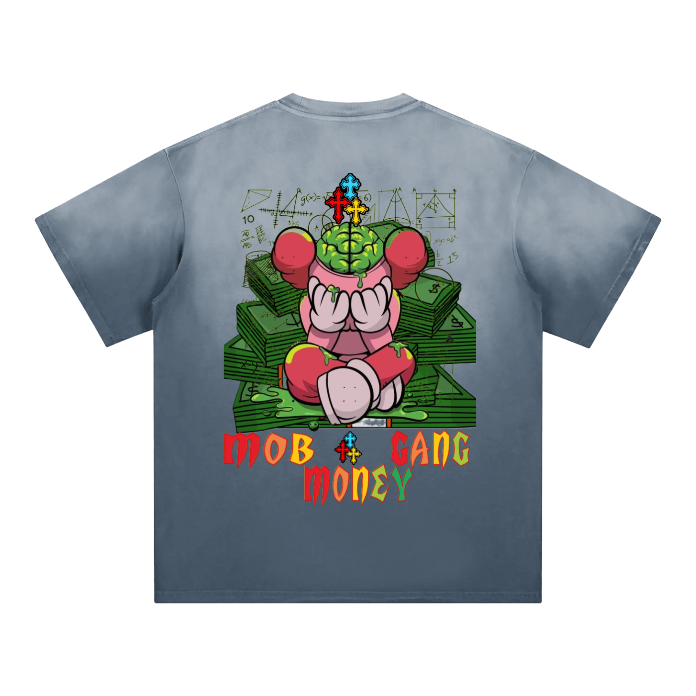 Mob Money Gang “83 Baby” Sunfade Edge Gradient T-Shirt
