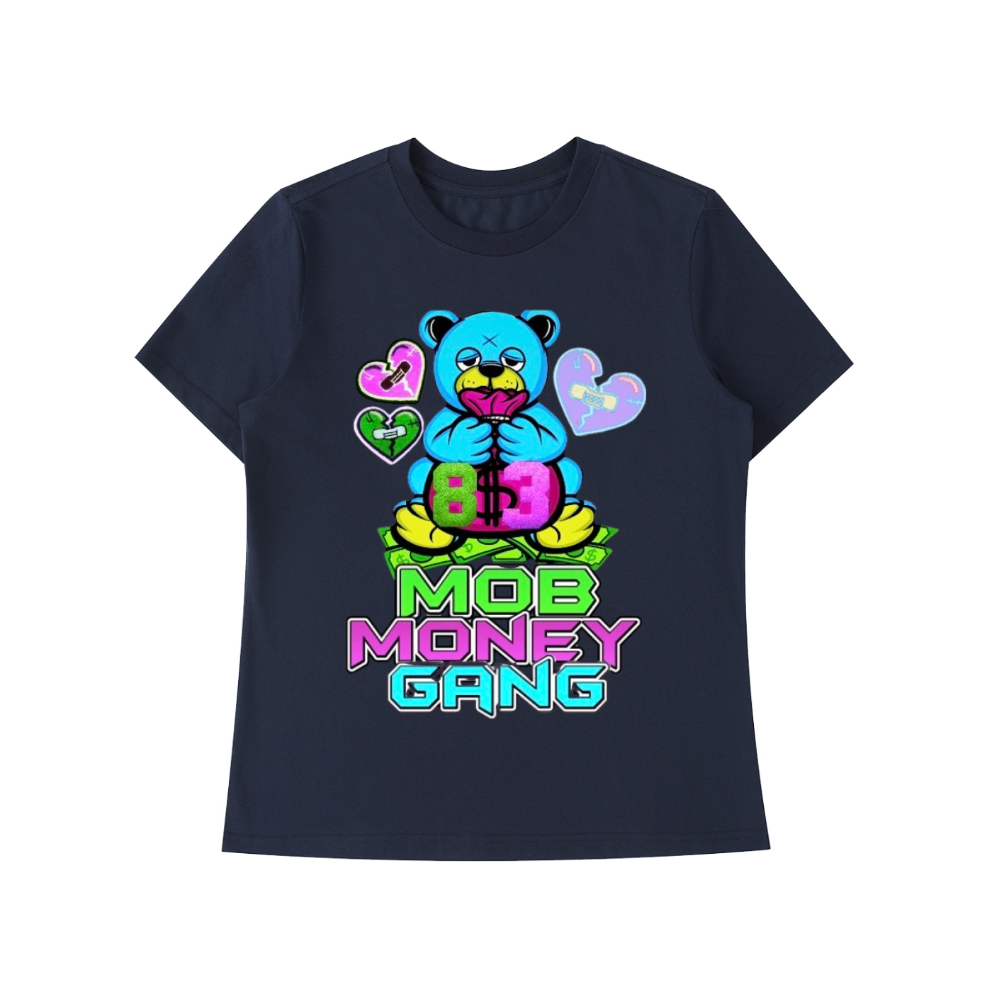 Mob Money Gang (83 Baby) Woman’s Essential Standard Shoulder T-Shirt